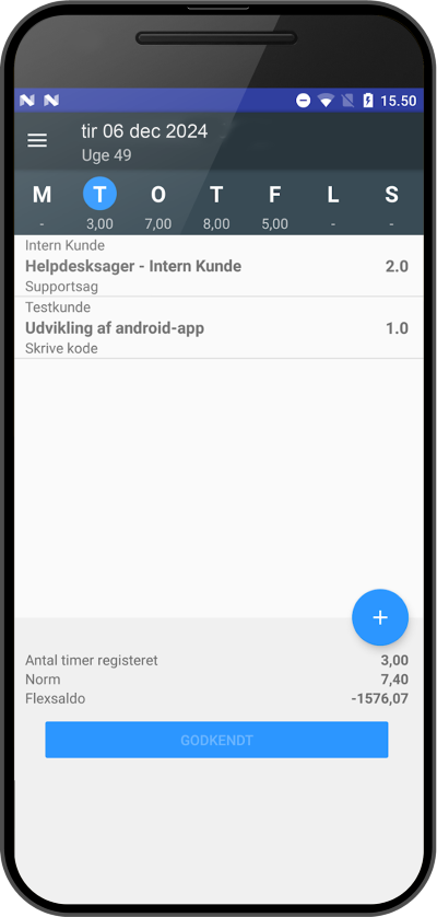 Tidsregistrering App BL